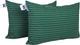 Набор подушек MirSon Сolor Fun Line 17-0612 Stripe Emerald № 0107 с эвкалиптовым волокном средняя 50x70 см 2 шт (2200011158709) - изображение 1