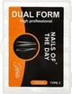 Верхние формы для ногтей, стилет/миндаль, 120 шт - Nails Of The Day Dual Form Stiletto (Type 3) 120шт (1408947-27057703) - изображение 1