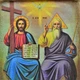 Ікона "Трійця Новозавітна" на дереві 11х9 см - зображення 7