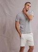 Футболка хлопковая длинная мужская U.S. Polo Assn 11A530-2100A(VANILLA PREP a530) XL Ванильная (786660171839) - изображение 3