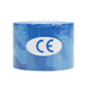 Кінезіо тейп для обличчя та тіла Kinesio tape, розмір 5см*5м, синій комуфляж (LS-KT-06-5) - зображення 3