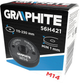 Швидкозатискна гайка Graphite для кутової шліфувальної машини M14 56H421 (5902062107015) - зображення 5