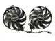 Вентилятор Everflow для видеокарты ASUS RTX 4060 Ti DUAL (orgnl) 90 мм T129215BU (FDC10H12D9-C CF9010U12D) комплект 2 шт (№511) - изображение 1