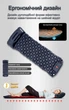 Туристичний Надувний Матрац PACOONE 40DNylon TPU з Подушкою, Надувний Каремат з Вбудованим Насосом, Килимок Для Кемпінгу 190 на 60 см Темно-синій (NM101PC) - изображение 3