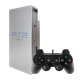 Набор Консоль Sony PlayStation 2 Limited Edition Europe Silver Б/У + Геймпад Проводной RMC Black - изображение 1