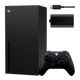 Набор Консоль Microsoft Xbox Series X 1TB Black Б/У + Геймпад Беспроводной + Аккумулятор Play and Charge Kit + Кабель USB Type-C - изображение 1