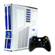 Набір Консоль Microsoft Xbox 360 S Star Wars Limited Edition Freeboot 500GB White Blue + 5 Вбудованих Ігор Б/У + Геймпад Бездротовий RMC Black - зображення 1