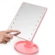 Косметичне дзеркало Magic MakeUp Mirror з підсвічуванням 16 світлодіодів Рожеве 5308 - зображення 3