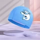 Детская шапочка для бассейна / моря / купания с принтом "Blue Dolphin" тканевая шапочка для защиты ушей и волос во время плаванья, синий (103145084) - изображение 4