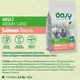Сухий корм для собак середніх та великих порід Oasy One Animal Protein ADULT Medium and Large, лосось 18 кг. - изображение 2