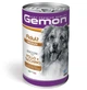 Вологий корм для собак GEMON (Жемон) DOG WET Medium Adult шматочки з куркою та індичкою 1.25 кг. - изображение 1