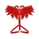Жіноча портупея зі штучної шкіри червона Art of Sex Wings XS-M - зображення 4