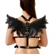 Женская портупея искусственная кожа черная Art of Sex Wings размеры L-2XL - изображение 1