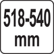 Ключ динамометричний YATO 1/2" 65- 335 Нм, 518-540 мм (YT-07601) - зображення 7