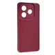 Силиконовый чехол SMTT для Xiaomi Redmi Note 14 (5G) Bordo - изображение 1