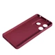 Силиконовый чехол SMTT для Xiaomi Redmi Note 14 (5G) Bordo - изображение 2