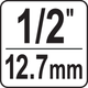 Ключ динамометричний Yato 1/2" 10- 100 Нм, 470 мм (YT-07607) - зображення 5