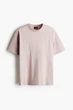 Футболка H&M Loose Fit XL рожевий 0608945129 - изображение 6