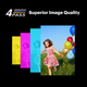 Фотопринтер Kodak Mini 2 Era M200 Bundle + 60 аркушів Yellow/Black (0192143003953) (955555906421878) - Уцінка - зображення 5