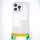 Чохол для Apple iPhone 16e TPU CrossBody straps Transparent - зображення 7