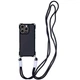 Чохол для Apple iPhone 13 Pro Max TPU CrossBody straps Black - зображення 1