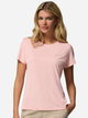 Спортивна футболка жіноча Columbia Zero Rules Light SS Crew 2131723669 XL Рожева (195982263489) - зображення 1