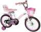 Дитячий велосипед з кошиком та сидінням для ляльки Crosser Kids Bike 16" Рожевий - зображення 4