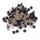 Глазки с Фиксатором и Штифтом, для Игрушек, Круглые, Черный, 10мм, 50 пар - изображение 1