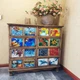 Скляні Кабошони Мозаїка Квадратні, Мікс, 10х10х4мм, близько 100шт/100г/упаковка - зображення 3