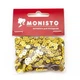 Пайетки, Круглые, Непрозрачные, эффект Античный Металлик, Желтое Золото, 5мм, около 1150шт/10г - изображение 2