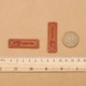 Нашивка Кожа с Тиснением, Прямоугольная, Коричневый, 5х15.5х1.5мм, 12 шт - изображение 6