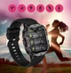 Смарт-годинник чоловічий SMART WATCH Fitness з браслетом і ремінцем чорний - зображення 5