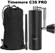 Ручна кавомолка Timemore Chestnut C3S Pro Black (C3S PRO Black) портативний млин для кави з регулюванням помелу з нержавіючої сталі - зображення 1