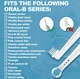 Сменные насадки для электрической зубной щетки Oral-B 4 шт., подходят для Precision Clean, Advance Power и др. - изображение 7