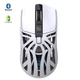 Мышь беспроводная HXSJ T400 с аккумулятором и подсветкой 2.4G+Bluetooth+Wired White - изображение 1