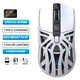 Мышь беспроводная HXSJ T400 с аккумулятором и подсветкой 2.4G+Bluetooth+Wired White - изображение 3