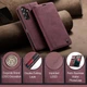 Чехол книжка с магнитом Samsung Galaxy A16 A165 CaseMe Wine (40454-42) - изображение 2