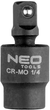 Zestaw przegubów udarowyh NEO Tools 1/4", 3/8", 1/2" 3 szt 10-256 (5907558469646) - obraz 3