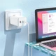 Комплект для швидкої зарядки Зарядний мережевий пристрій Hoco N23 45W 2Type-C 3A QC3.0+PD3.0 + Кабель Type-C to Type-C 3A 1m White - зображення 4
