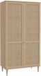 Шкаф распашной Frisco Calasetta 1101x2801x521 мм 2д Дуб элегант/Техноротанг (23415-CQSS922) - изображение 1