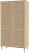 Шкаф распашной Frisco Calasetta 1101x2801x521 мм 2д Дуб элегант/Техноротанг (23415-CQSS922) - изображение 2