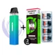 Pod система электронная сигарета Vaporesso XROS Mini Kit Lime Green + 4 додадтковий картридж под подик электронка перезаправляемая многоразовая вапорессо иксрос мини вейп стартовый набор для вейпинга с картриджем 2 мл corex - изображение 1