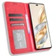 Чохол-книжка Deexe Retro Style для Honor Magic 7 Lite - Red - зображення 2
