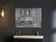Дзеркало MIXXUS STYLE MR13-90x70-REVERSE з LED Touch, Anti-fog, димером, рег. яскравості (MI6667) - зображення 10