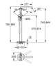 Змішувач для ванни підлоговий Grohe Essence 25248KF1 (чорний матовий) (25248KF1) kr - зображення 2