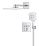 Душова система прихованого монтажу на 3 виходи з термостатом Grohe Grohtherm SmartControl (34864000 ( 18328 ) - зображення 6