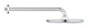 Верхній душ з настінним кронштейном Grohe Tempesta (26668000) kr - изображение 8