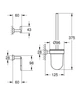 Набір аксесуарів 3 в 1 Grohe Essentials Cube New (40757001) kr - зображення 2
