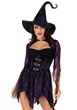 Костюм ведьмы Leg Avenue Mystical Witch XL платье и шляпа SO9335 Фиолетовый - изображение 2