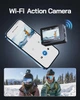Экшн-камера WOLFANG GA120 / 170° / 20Мп / 4K / 30fps / Wi-Fi / Влагозащищенная / Черная Б/В - изображение 3